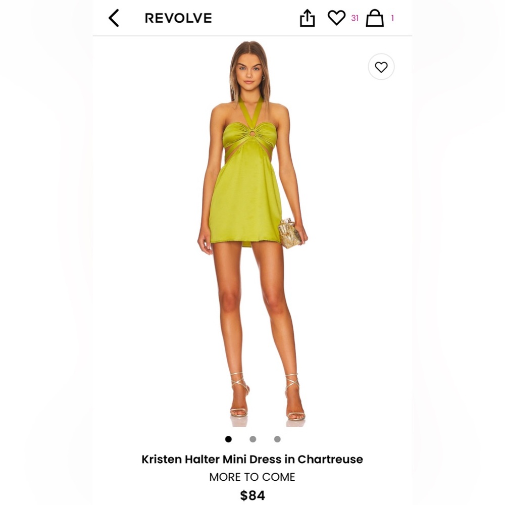 MORE TO COME Kristen Halter Mini Dress